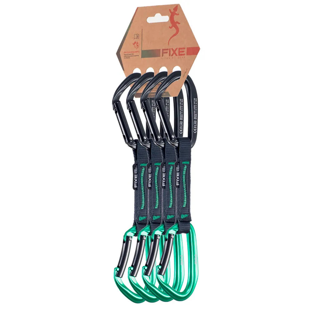 Fixe Climbing Gear Puput Quickdraw 4 Eenheden Groen