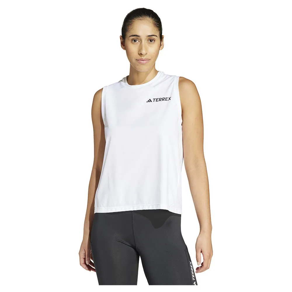 Adidas Terrex Multi Climacool Mouwloos T-shirt Wit