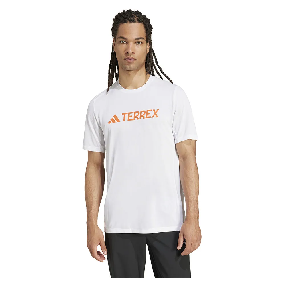 Adidas Terrex Multi Climacool Logo Tech T-shirt Met Korte Mouwen Wit