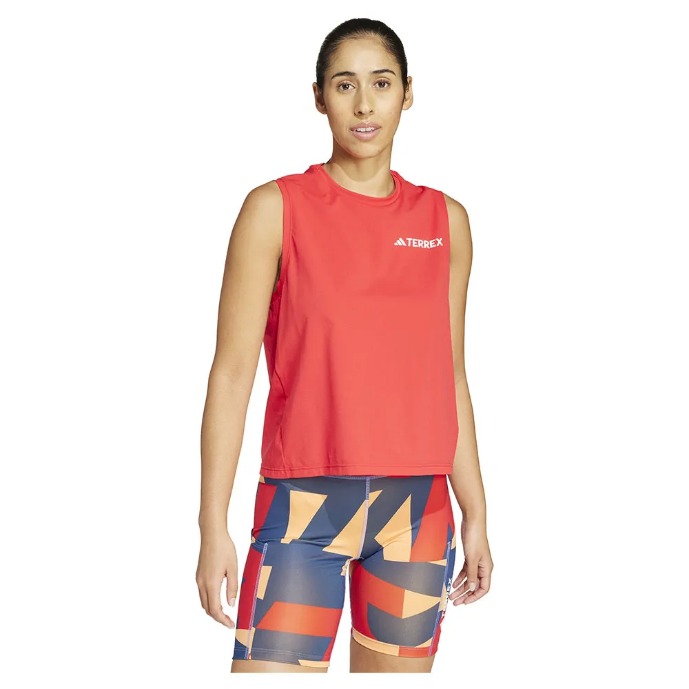 Adidas Terrex Multi Climacool Mouwloos T-shirt Pure Ruby