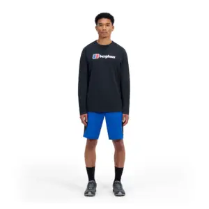 Berghaus Big Logo T-shirt Met Lange Mouwen Zwart