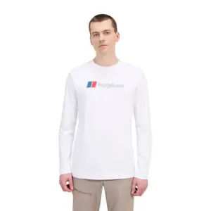 Berghaus Big Logo T-shirt Met Lange Mouwen Wit