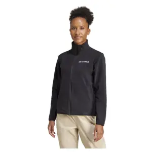 Adidas Multi Essentials Fleece Met Volledige Rits Zwart