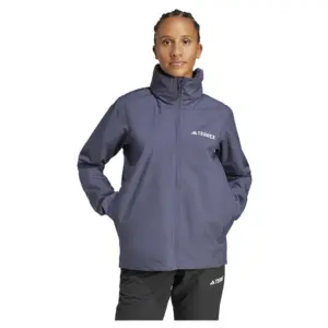 Adidas Multi Essentials 2l Rain Jas Marineblauw