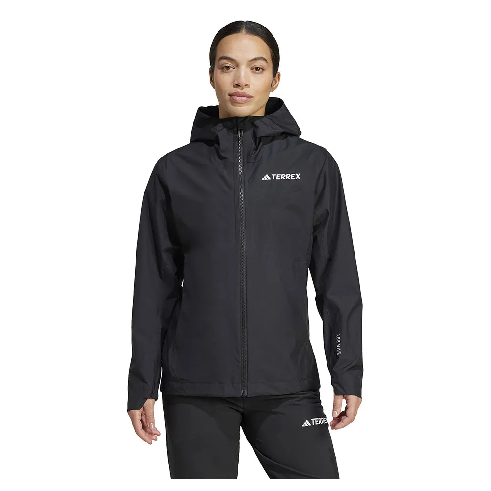 Adidas Terrex Multi 2.5l Rain.rdy Jas Zwart