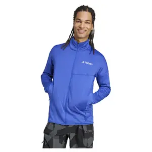 Adidas Terrex Xperior Climawarm Light Fleece Met Volledige Rits Blauw