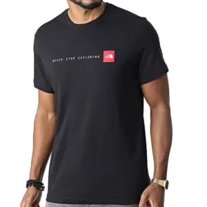 The North Face Never Stop Exploring T-shirt Met Korte Mouwen Zwart
