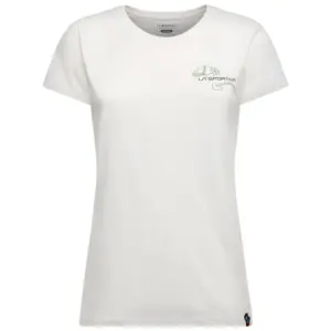 La Sportiva Climb Flower T-shirt Met Korte Mouwen Chalk