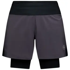 La Sportiva Ultra Distance Korte Broek Onyx / Chalk