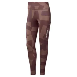 Adidas Terrex Multi Printed Leggings Warm Clay / Quiet Crimson / Quiet Crimson / Quiet Crimson