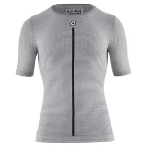 Assos 1/3 Skin P1 Korte Mouwen Basislaag Grijs