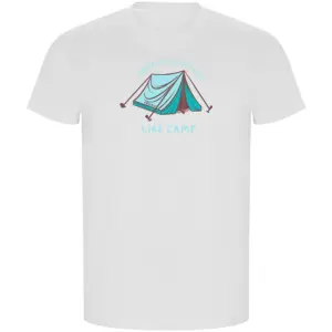 Kruskis Anything Like Camp Eco T-shirt Met Korte Mouwen Wit