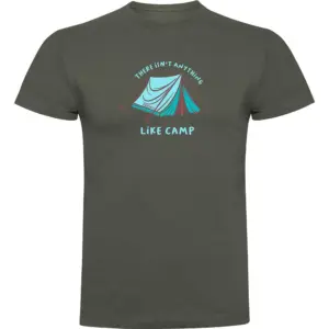 Kruskis Anything Like Camp T-shirt Met Korte Mouwen Groen