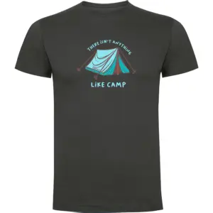 Kruskis Anything Like Camp T-shirt Met Korte Mouwen Grijs