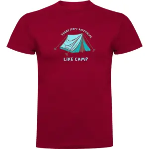 Kruskis Anything Like Camp T-shirt Met Korte Mouwen Rood