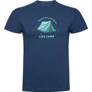 Kruskis Anything Like Camp T-shirt Met Korte Mouwen Blauw