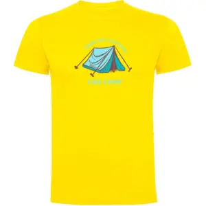 Kruskis Anything Like Camp T-shirt Met Korte Mouwen Geel