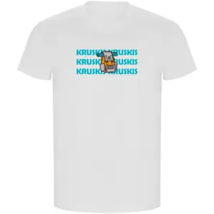 Kruskis Backpack Eco T-shirt Met Korte Mouwen Wit