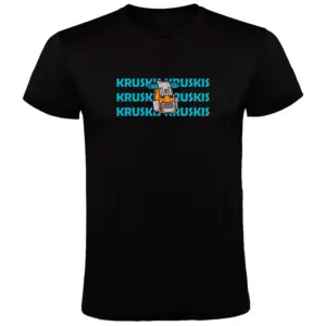 Kruskis Backpack T-shirt Met Korte Mouwen Zwart