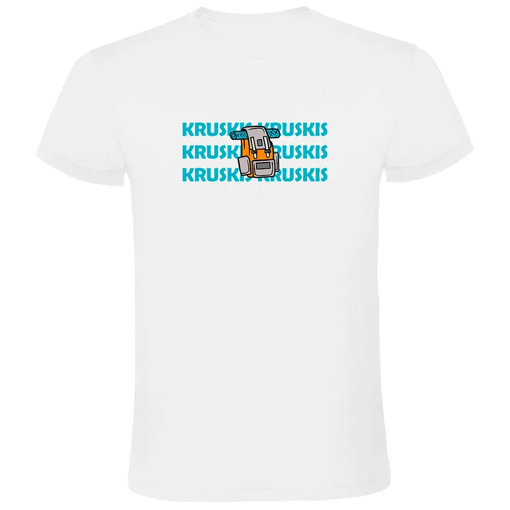 Kruskis Backpack T-shirt Met Korte Mouwen Wit
