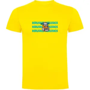 Kruskis Backpack T-shirt Met Korte Mouwen Geel