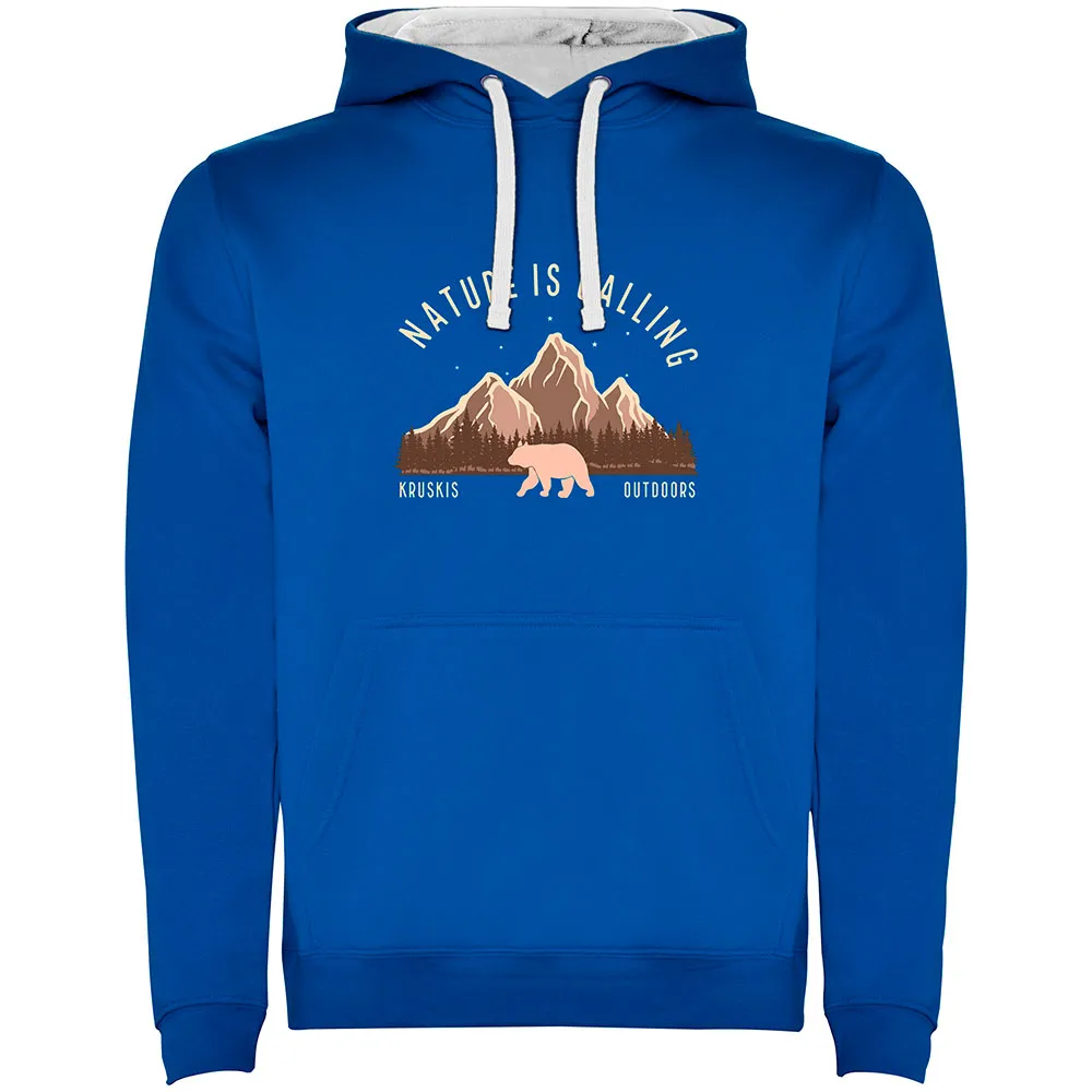 Kruskis Bear Hoodie Blauw