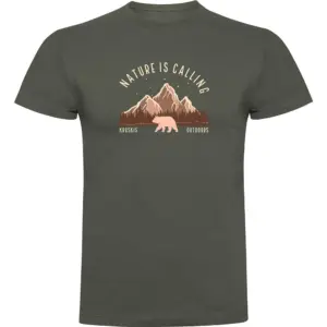 Kruskis Bear T-shirt Met Korte Mouwen Groen