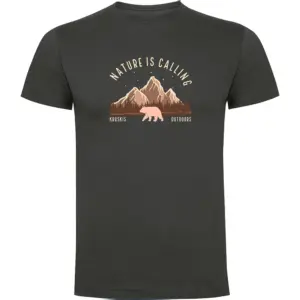 Kruskis Bear T-shirt Met Korte Mouwen Grijs