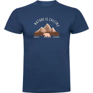Kruskis Bear T-shirt Met Korte Mouwen Blauw
