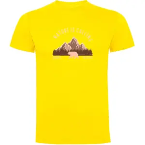 Kruskis Bear T-shirt Met Korte Mouwen Geel