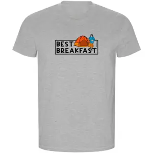 Kruskis Best Breakfast Eco T-shirt Met Korte Mouwen Grijs