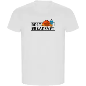 Kruskis Best Breakfast Eco T-shirt Met Korte Mouwen Wit