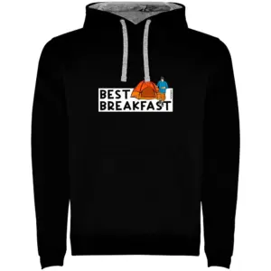 Kruskis Best Breakfast Hoodie Zwart