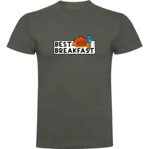 Kruskis Best Breakfast T-shirt Met Korte Mouwen Groen