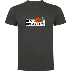 Kruskis Best Breakfast T-shirt Met Korte Mouwen Grijs