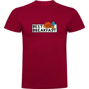 Kruskis Best Breakfast T-shirt Met Korte Mouwen Rood