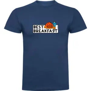 Kruskis Best Breakfast T-shirt Met Korte Mouwen Blauw