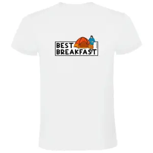 Kruskis Best Breakfast T-shirt Met Korte Mouwen Wit