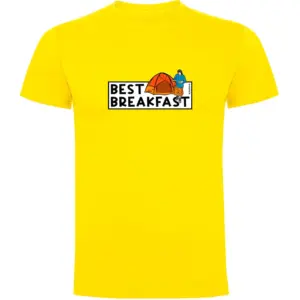 Kruskis Best Breakfast T-shirt Met Korte Mouwen Geel