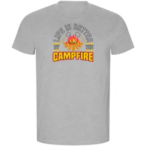 Kruskis Better By The Campfire Eco T-shirt Met Korte Mouwen Grijs