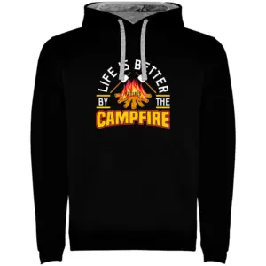 Kruskis Better By The Campfire Hoodie Zwart
