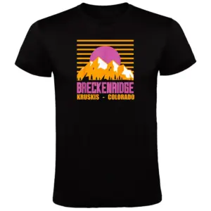 Kruskis Breckenridge T-shirt Met Korte Mouwen Zwart
