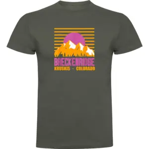 Kruskis Breckenridge T-shirt Met Korte Mouwen Groen