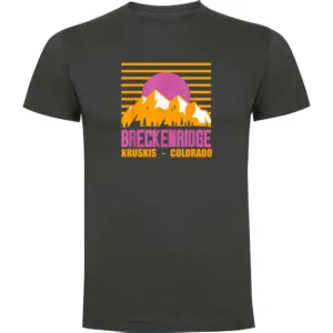 Kruskis Breckenridge T-shirt Met Korte Mouwen Grijs
