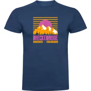 Kruskis Breckenridge T-shirt Met Korte Mouwen Blauw