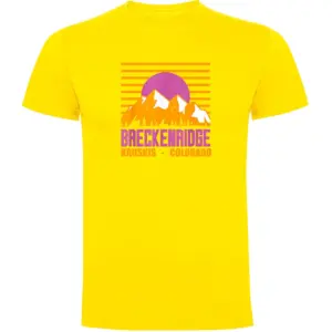 Kruskis Breckenridge T-shirt Met Korte Mouwen Geel