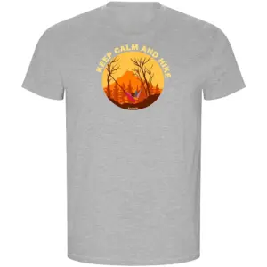 Kruskis Calm And Hike Eco T-shirt Met Korte Mouwen Grijs