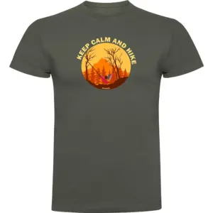 Kruskis Calm And Hike T-shirt Met Korte Mouwen Groen