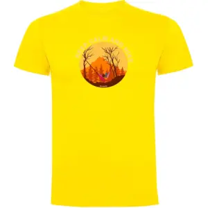 Kruskis Calm And Hike T-shirt Met Korte Mouwen Geel
