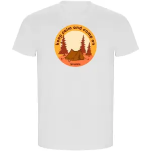 Kruskis Camp On Eco T-shirt Met Korte Mouwen Wit